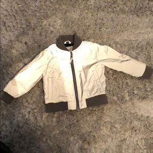 Bomber Jacket Kids Reflective Silver/Grey 3T